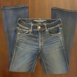 $10 sale - AE super stretch kick boot size 10R